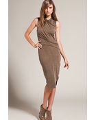 Helmut Lang Cowl Neck Dress in Barren - Lyst
