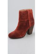 Rag & Bone Classic Newbury Suede Booties - Lyst