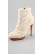 Viktor & Rolf Shearling Platform Booties - Lyst