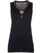 Dolce & Gabbana Embellished Tank - Lyst