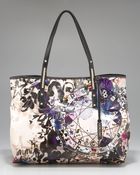 Jimmy Choo Zodiac-print Canvas Tote - Lyst
