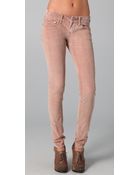 Free People Skinny Corduroy Pants - Lyst