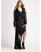 Alexander Wang Biker and Bomber Hybrid Jacket - Lyst