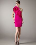 Notte By Marchesa One-shoulder Floral Dress - Lyst