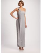 Notte By Marchesa Silk Chiffon Gown - Lyst