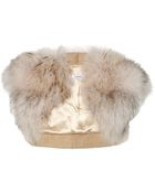 Liska Fox Fur Bolero - Lyst