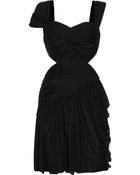 Matthew Williamson Cutout Silk-chiffon Dress - Lyst