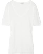 T By Alexander Wang Cotton-blend Jersey T-shirt - Lyst