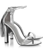 Alexander Wang Fabiana Metallic Leather Sandals - Lyst