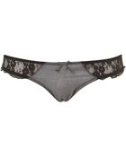 Topshop Gingham Lace Mini - Lyst
