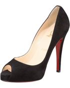Christian Louboutin Peep-toe Platform Pump - Lyst