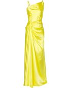 Emanuel Ungaro Hammered Silk-satin Gown - Lyst