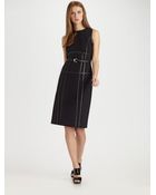 MICHAEL Michael Kors Lux Crepe Dress - Lyst