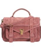 Proenza Schouler Ps1 Medium Suede - Lyst