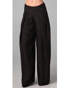 Theyskens' Theory Padam Wide Leg Pants - Lyst