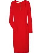 Antonio Berardi Strong-shouldered Wool-crepe Dress - Lyst