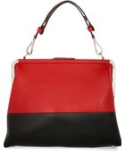 Marni Two-tone Leather Shoulder Bag - Lyst