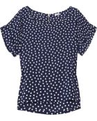 Splendid Polka-dot Voile Blouse - Lyst