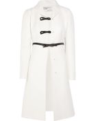 Valentino Belted Wool and Silk-blend Coat - Lyst