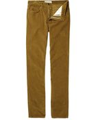 Marc By Marc Jacobs Washed Corduroy Trousers - Lyst