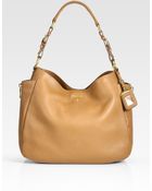 Prada Vitello Daino Large Hobo Bag - Lyst