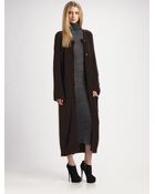 Surface To Air Bedrock Mohair Knit Coat - Lyst