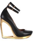Lanvin Wedge Pump in Vegetal Calfskin - Lyst