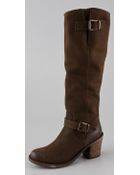 Steven By Steve Madden Bolerro Heeled Engineer Boots - Lyst