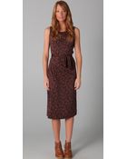 Marc By Marc Jacobs Flutter Print Jersey Dress - Lyst