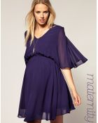 ASOS Collection Asos Maternity Chiffon Kaftan Dress - Lyst