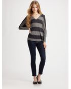 Ag Adriano Goldschmied Slouchy V-neck Top - Lyst