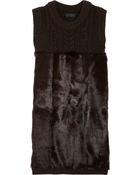 Burberry Prorsum Goat and Merino Wool-blend Tunic - Lyst