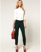 ASOS Collection Asos Slim Trouser in Block Colour - Lyst