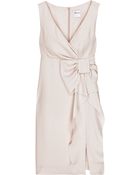 RED Valentino Bow-front Crepe Shift Dress - Lyst