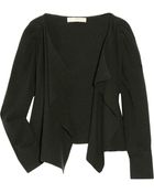 Vanessa Bruno Draped Wool and Cashmere-blend Cardigan - Lyst