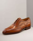 Barker Black Archdale Wing-tip - Lyst