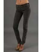 Free People Skinny Cord Stretch Pant - Lyst