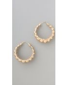 Belle Noel Rams Horn Hoop Earrings - Lyst