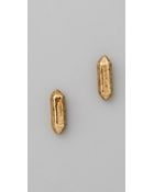Low Luv X Erin Wasson Metal Crystal Stud Earrings - Lyst