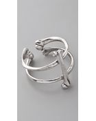 Low Luv X Erin Wasson Vertical Bone Bangle - Lyst