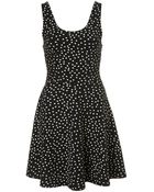 Topshop Spot Flippy Tunic - Lyst