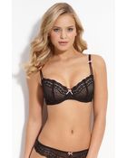 Betsey Johnson Eyelet Lace Demi Bra - Lyst