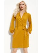 Diane von Furstenberg Nove Stretch Silk Wrap Dress - Lyst