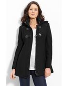 Guess Toggle Front Hooded Coat - Lyst