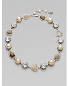 Isaac Mizrahi Crystal, Glass & Resin Stone Neckalce - Lyst