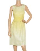 Lela Rose Ombré Silk-blend Tweed Dress - Lyst