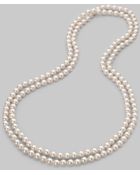 Majorica 8mm White Pearl Endless Strand Necklace60 - Lyst