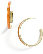 Marc By Marc Jacobs Classic Marc Hoop Earrings - Lyst
