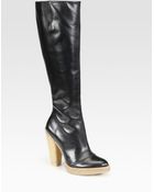 Belle By Sigerson Morrison Leather Knee-high Boots - Lyst