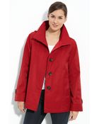 Gallery Rain Jacket with Detachable Hood - Lyst